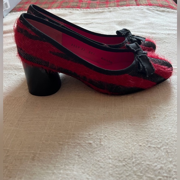 Le Babe Heels Stripe Rosso - Picture 3 of 5